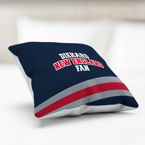 Image of Diehard New England Fan Sports Pillowcase