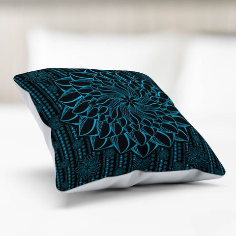 Image of Mandala Pillow Cover Turquoise