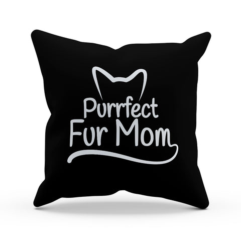 Image of Purrfect Fur Mom Pillow Cover