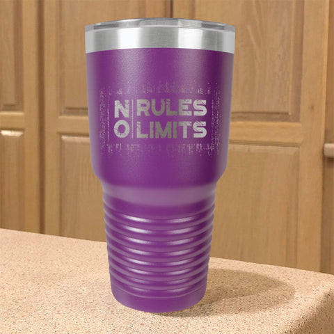 Image of Stainless Steel Tumbler No Rules No Limits