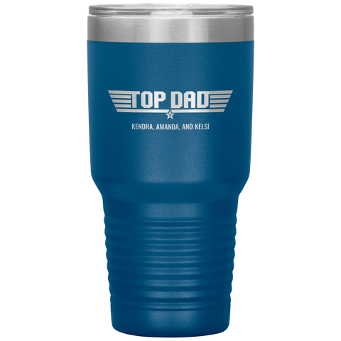 Image of Top Dad Personalized Tumbler
