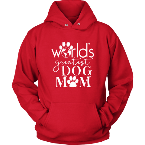 Image of World's Greatest Dog Mom Hoodie Sweatshirt