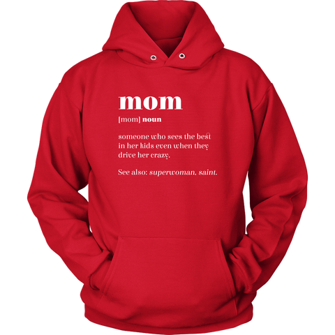 Image of Mom Definition Hoodie Sweatshirt