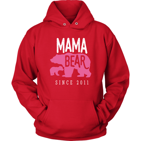 Image of Mama Bear Since 2011 Hoodie Sweatshirt