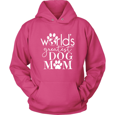 Image of World's Greatest Dog Mom Hoodie Sweatshirt