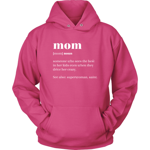 Image of Mom Definition Hoodie Sweatshirt