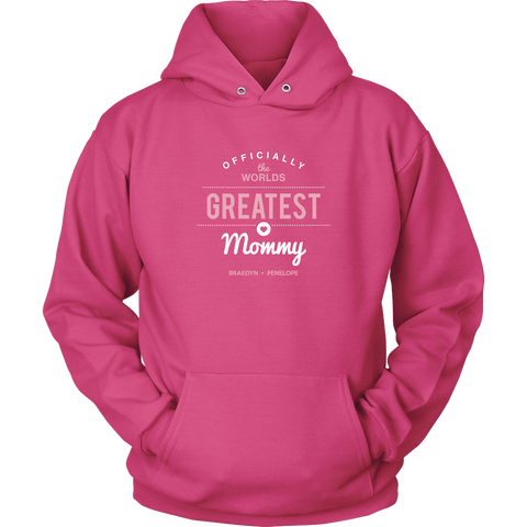 Image of World's Greatest Mommy Hoodie Sweatshirt
