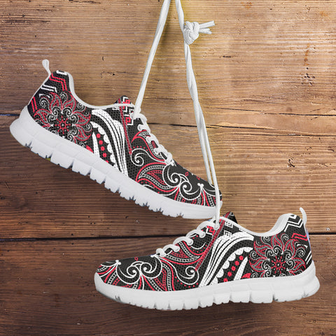 Image of Mandala Running Shoes Pink and Gray