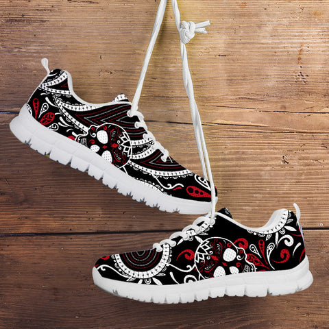 Image of Ornamental Skull Running Shoes White