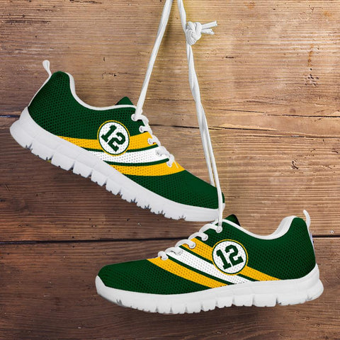 Image of Green Bay 12 Sports Running Shoes White