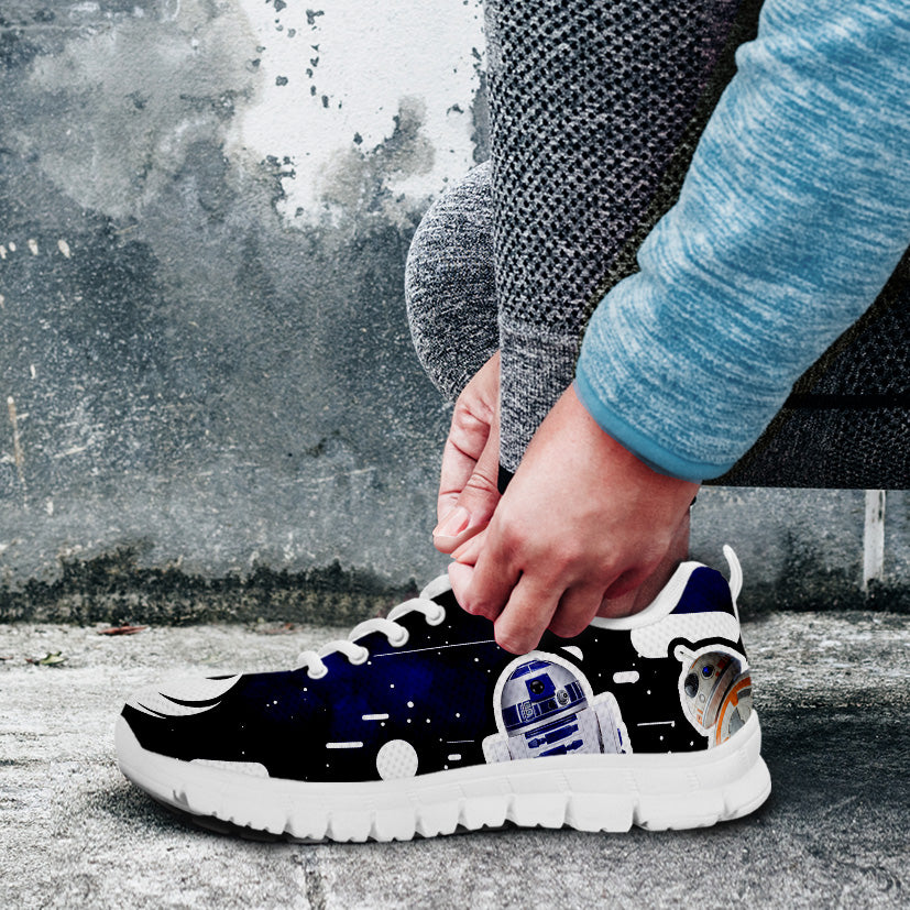 R2-D2 BB-8 Running Shoes White