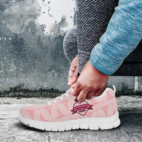Image of Mississippi Nurse Running Shoes Pink