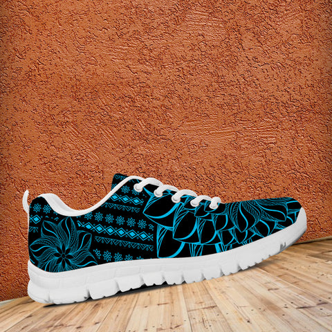 Image of Mandala Running Shoes Turquoise White