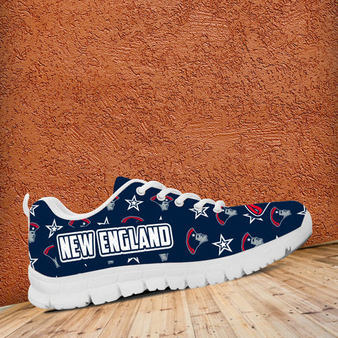 Image of New England Football Fan Sports Running Shoes
