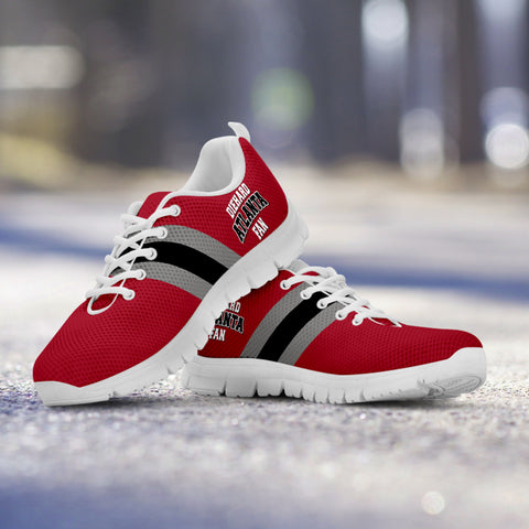 Image of Diehard Atlanta Fan Sports Running Shoes White