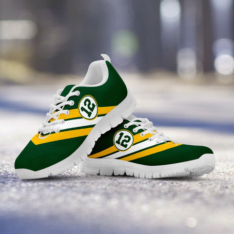 Image of Green Bay 12 Sports Running Shoes White