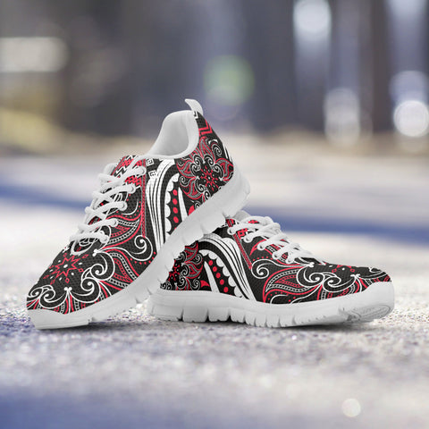 Image of Mandala Running Shoes Pink and Gray