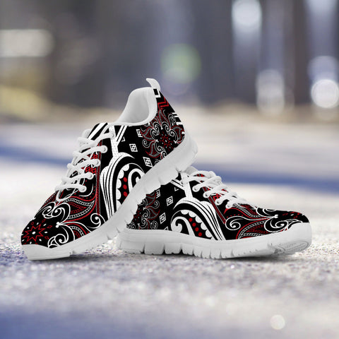 Image of Mandala Running Shoes Red and White