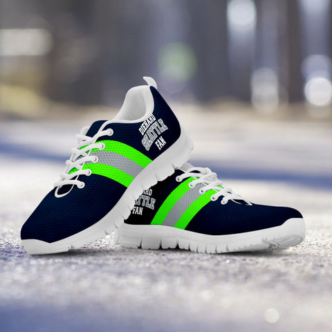 Image of Diehard Seattle Fan sports Running Shoes Navy White