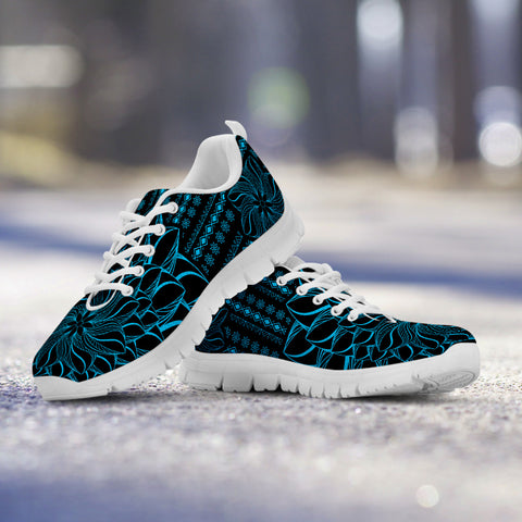 Image of Mandala Running Shoes Turquoise White