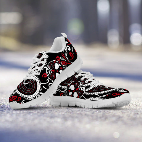 Image of Ornamental Skull Running Shoes White