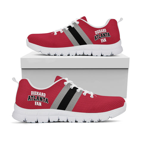 Image of Diehard Atlanta Fan Sports Running Shoes White