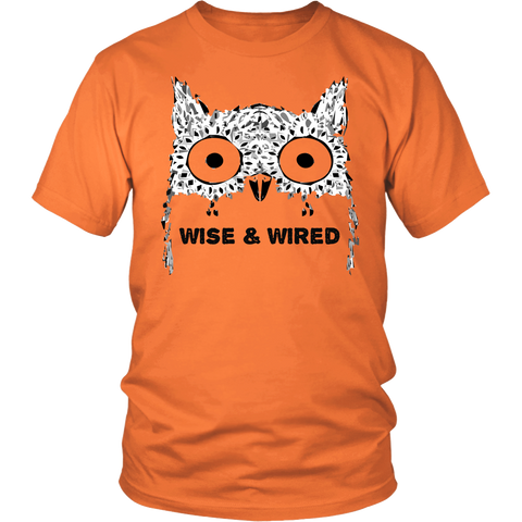 Image of Wise & Wired Owl District Unisex T-Shirt