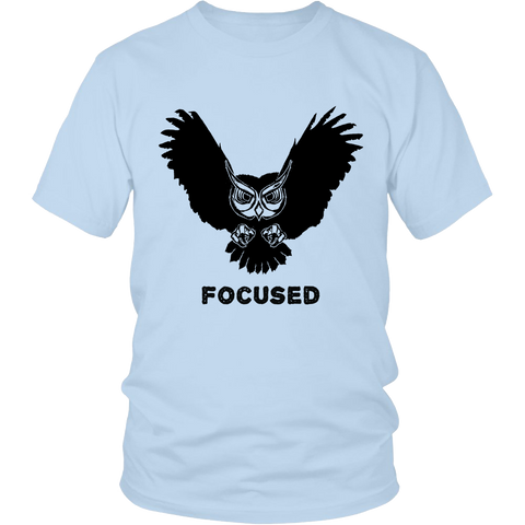 Image of Focused Owl District Unisex T-Shirt