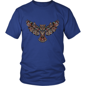 Colorful Owl District Unisex T-Shirt