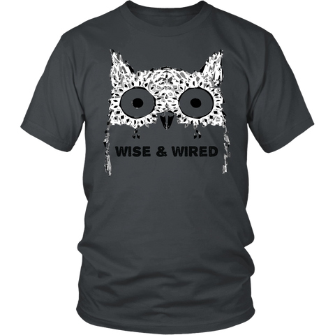 Image of Wise & Wired Owl District Unisex T-Shirt