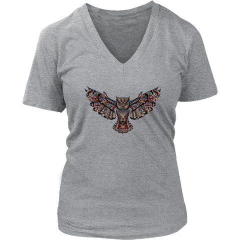 Image of Flying Owl Women's V-Neck