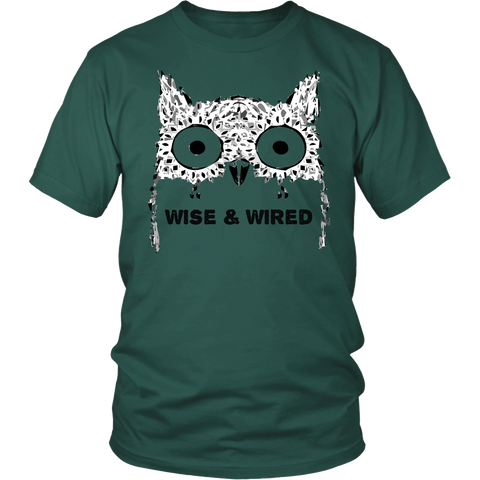 Image of Wise & Wired Owl District Unisex T-Shirt