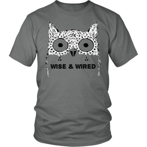 Image of Wise & Wired Owl District Unisex T-Shirt