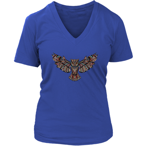 Image of Flying Owl Women's V-Neck