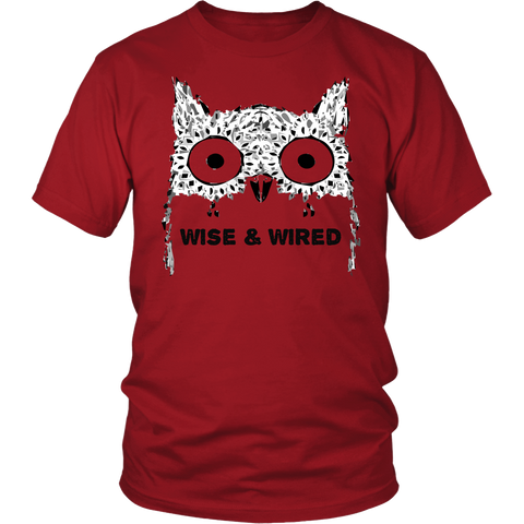 Image of Wise & Wired Owl District Unisex T-Shirt
