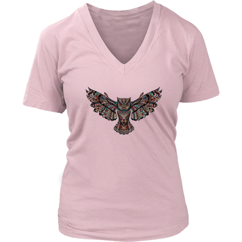 Image of Flying Owl Women's V-Neck