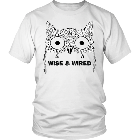 Image of Wise & Wired Owl District Unisex T-Shirt