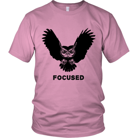 Image of Focused Owl District Unisex T-Shirt
