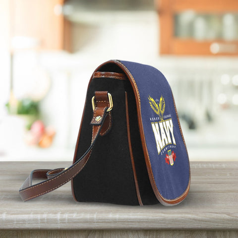 Image of Navy Saddle Bag