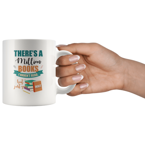 Image of A Million Books Ceramic Mug