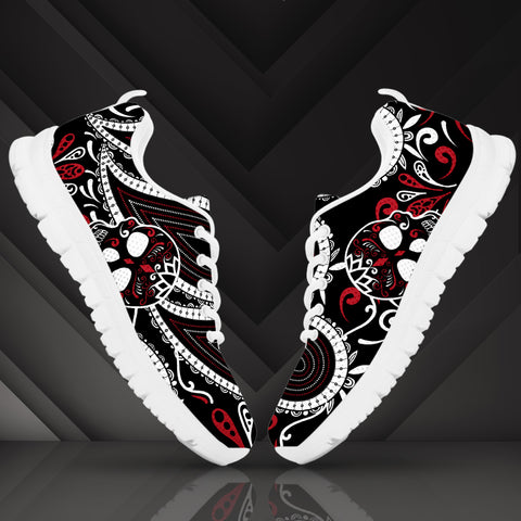 Image of Ornamental Skull Running Shoes White