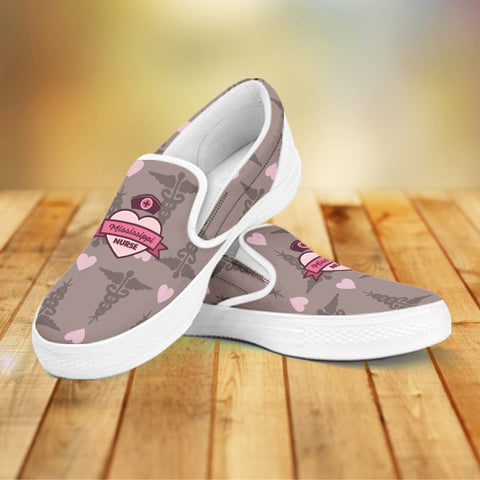 Image of Mississippi Nurse Slip On Shoes Rosy Brown