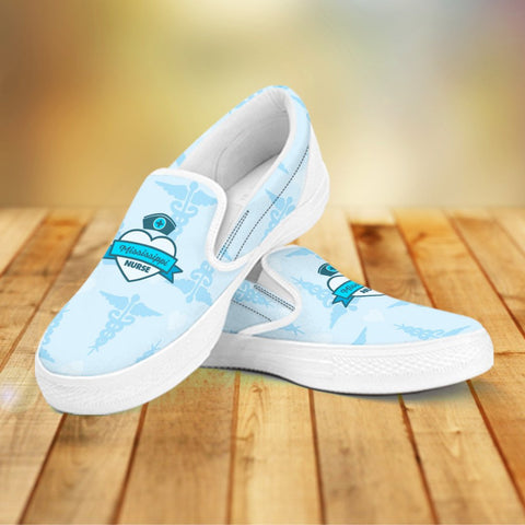 Image of Mississippi Nurse Slip On Shoes Blue