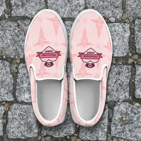 Image of Mississippi Nurse Slip On Shoes Pink