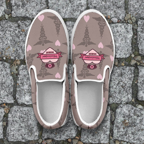 Image of Mississippi Nurse Slip On Shoes Rosy Brown