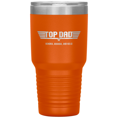 Image of Top Dad Personalized Tumbler