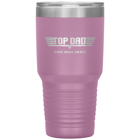 Image of Top Dad Personalized Tumbler