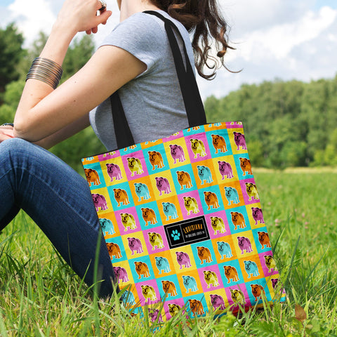 Image of Louisiana Bulldog Lover Tote Bag