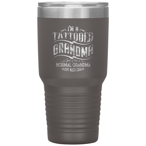 Image of Tattooed Grandma Polar Camel 30oz Stainless Steel Tumbler