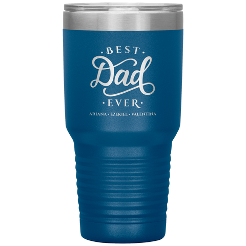 Image of Best Dad Ever Personalized Tumbler June 3